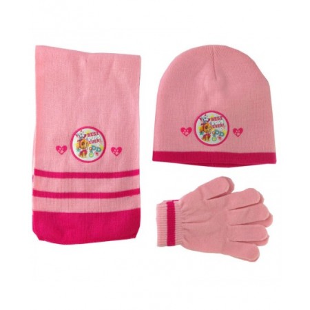 Комплект шапка, шал и ръкавици Скай