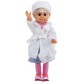 Кукла Елена с бяло палто и шапка