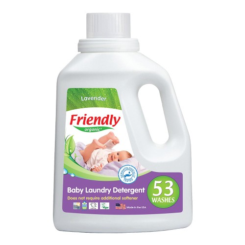 FRIENDLY ORGANIC Концентриран гел за пране с омекотител - лавандула, 1.57л FR0058