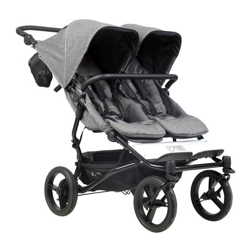 Mountain Buggy Количка за две деца Duet Luxury Collection + чанта за количка + халки за прикрепяне