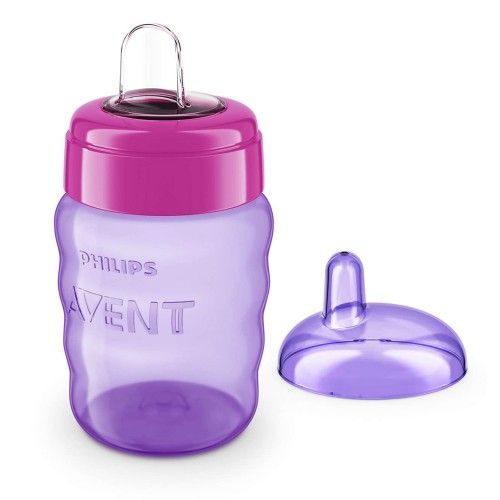 Philips AVENT Чаша за лесен преход без дръжки 9м+, 260 мл, розова SCF553/03