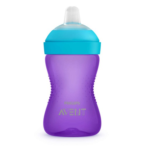 Philips AVENT Неразливаща се чаша с мек накрайник, 300мл, 9м+, лилава SCF802/02