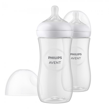 Philips AVENT 2 бр. шишета за хранене Natural Response 330 мл 3м+ SCY906/02