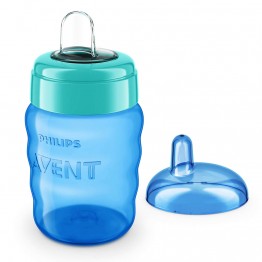 Philips AVENT Чаша за лесен преход без дръжки 260 мл, 9м+, синя SCF553/05