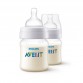 Philips AVENT Комплект 2 бр. шишета за хранене Anti-Colic 125 мл, 0м+ SCY100/02