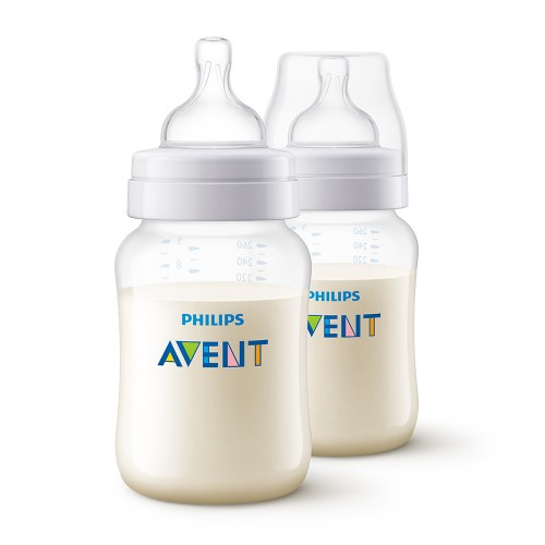 Philips AVENT Комплект 2 бр. шишета за хранене Anti-Colic 260 мл, 1м+ SCY103/02