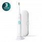 Philips Sonicare Звукочестотна четка за зъби Protective Clean 4300 HX6807/28 бяла с кутия за пътуване