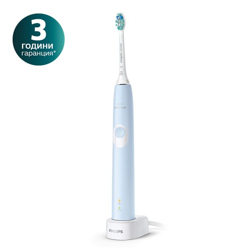 Philips Sonicare Звукочестотна четка за зъби Protective Clean 4300, светло синя HX6803/04