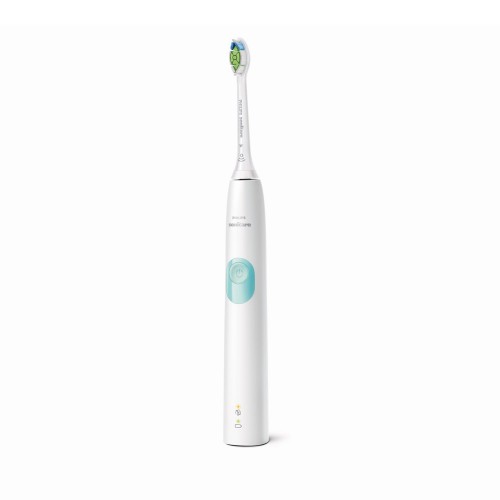 Philips Sonicare Звукочестотна четка за зъби ProtectiveClean 4300, бяла HX6807/51 + 1 глава