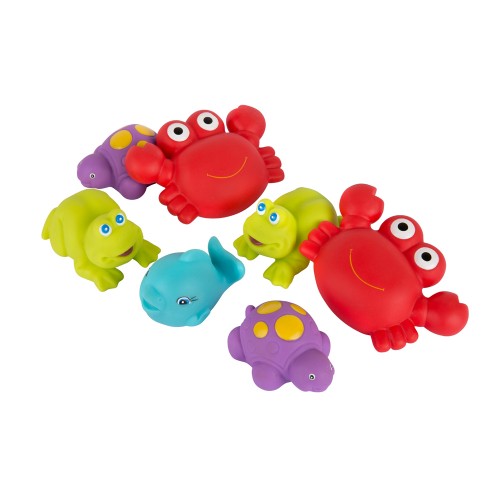 PLAYGRO Играчки за баня Морски Животни (7 бр./оп.) момче, 6м+ 0188415