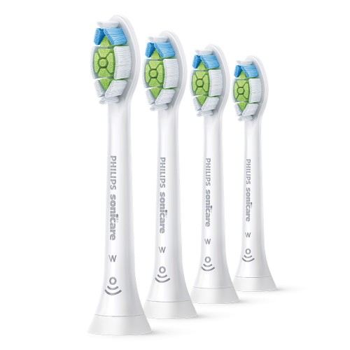 Philips Sonicare Стандартна глава W2 Optimal White BrushSync, бяла (4бр./оп.) HX6064/10