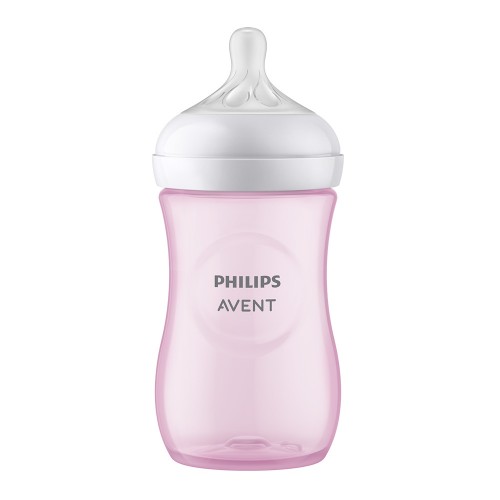 Philips AVENT Шише за хранене Natural Response 260 мл 1м+ розово SCY903/11