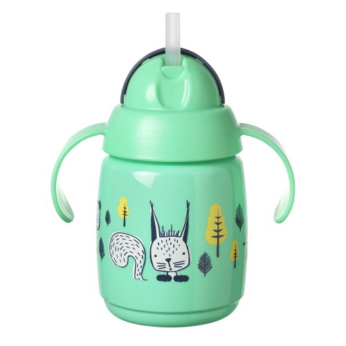 Tommee Tippee SuperStar Неразливаща се чаша със сламка с дръжки 300 мл |iventas.bg