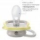 Philips AVENT Ортодонтични залъгалки Ultra Air Happy + стерилизаторна кутия (0-6м), с декорация, червено/жълто, 2 бр./оп. SCF343/20