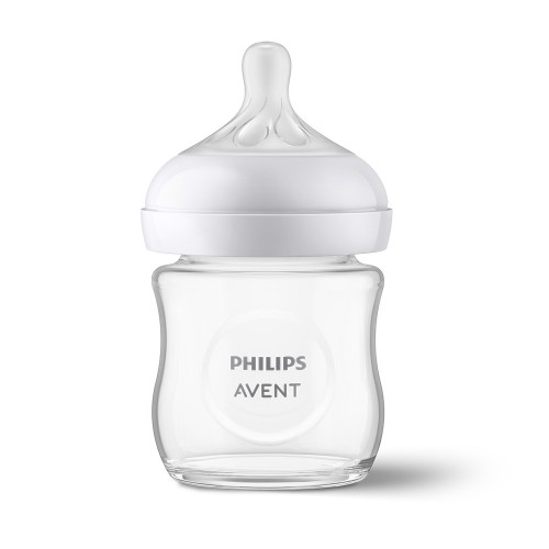 Philips AVENT Стъклено шише за хранене Natural Response 120 мл 0м+ SCY930/01