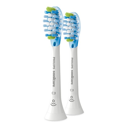 Philips Sonicare Стандартна глава Premium Plaque Defence C3 BrushSync, бяла, (2бр./oп.) HX9042/17