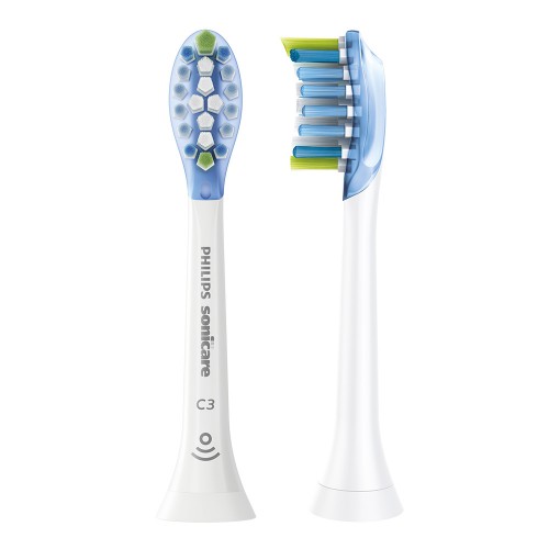 Philips Sonicare Стандартна глава Premium Plaque Defence C3 BrushSync, бяла, (2бр./oп.) HX9042/17