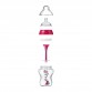 Tommee Tippee Шише за хранене Advanced Anti-Colic 3м+, 340 мл, Розово с декорация 42257975