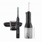 Орален душ Philips Sonicare Power Flosser 3000 Interdental и Звукочестотна четка за зъби Diamond Clean, серия 9000, черна HX3866/43