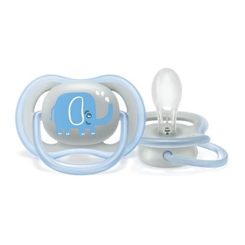 Philips AVENT Ортодонтична залъгалка Ultra Air + стерилизаторна кутия (0-6м), СЛОНЧЕ, 1 бр./оп. SCF086/78