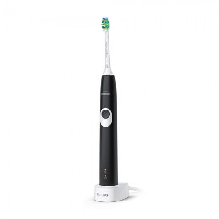 Philips Sonicare Звукочестотна четка за зъби ProtectiveClean 4300, черно бяло HX6800/63