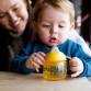 Tommee Tippee SuperStar Неразливаща се чаша с мек накрайник с дръжки 190 мл 4м+, BACSHIELD, жълта, 447827