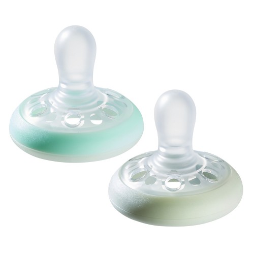 Tommee Tippee залъгалки Breast-Like NIGHT 0-6м | iventas.bg