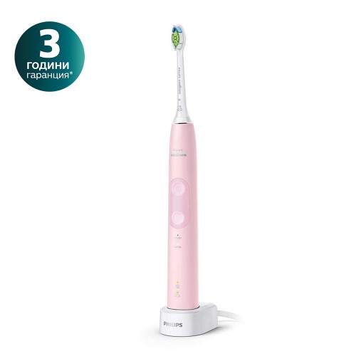 Philips Sonicare Звукочестотна четка за зъби Protective Clean 4500, розова HX6836/24