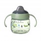 Tommee Tippee SuperStar Неразливаща се чаша с мек накрайник с дръжки 190 мл 4м+, BACSHIELD, зелена, 447826