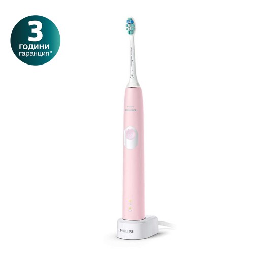 Philips Sonicare Звукочестотна четка за зъби Protective Clean 4300, розова HX6806/04