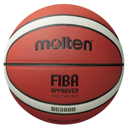 Баскетболна топка Molten B6G3800, FIBA Approved, Кожена, Размер 6