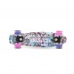 Скейтборд Graffiti Pink LED 22"