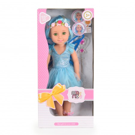 Кукла 38 cm Fairy Doll Sun синя LS1502-3