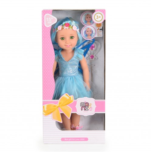 Кукла 38 cm Fairy Doll Sun синя LS1502-3