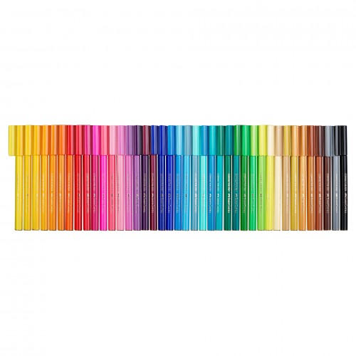 Faber-Castell Флумастери Connector, 40 цвята в куфар