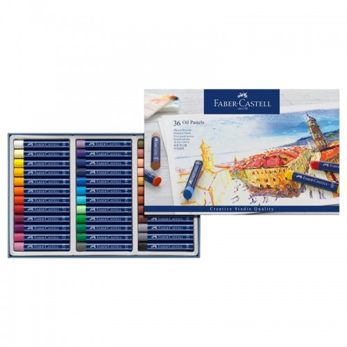 Faber-Castell Маслени пастели Goldfaber, 36 цвята