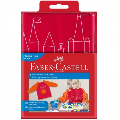 Faber-Castell Престилка за рисуване, детска, червено-оранжева