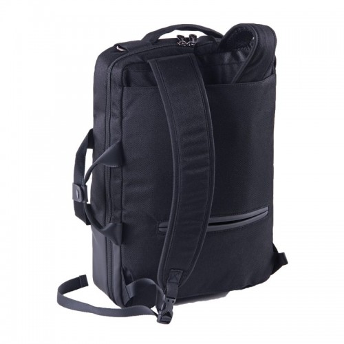 Pulse Раница-чанта за лаптоп Neptun, 2 в 1, 15.6'', черна