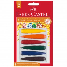 Faber-Castell Пастели Finger, 6 цвята