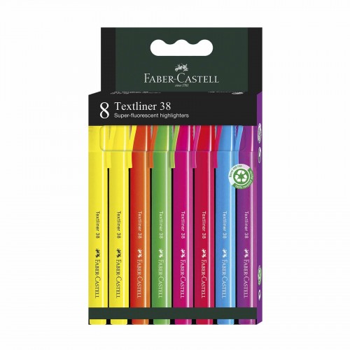 Faber-Castell Текст маркер 38, 8 цвята