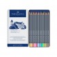 Faber-Castell Моливи Goldfaber Aqua, 12 пастелни цвята