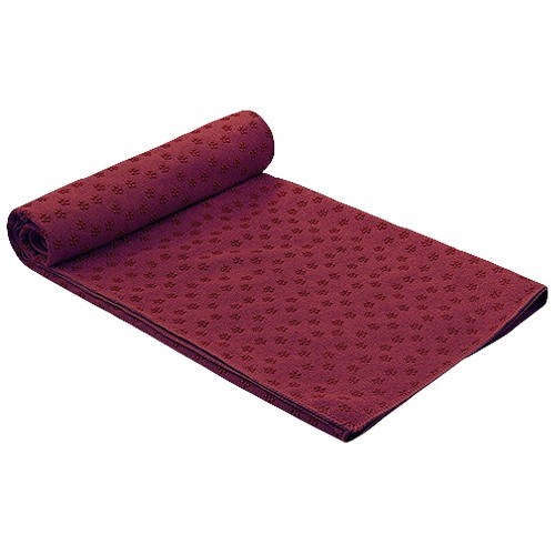Кърпа, постелка за йога, 180х61 см, Бордо