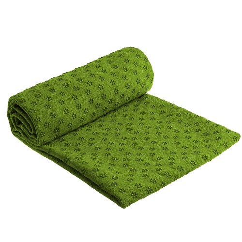 Кърпа, постелка за йога, 180х61 см, Зелена