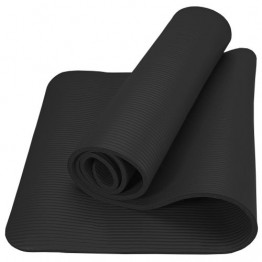 Постелка за гимнастика, 182x62x1 см, Изработена от NBR, Черен