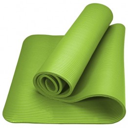Постелка за гимнастика, 182x62x1 см, Изработена от NBR, Зелен
