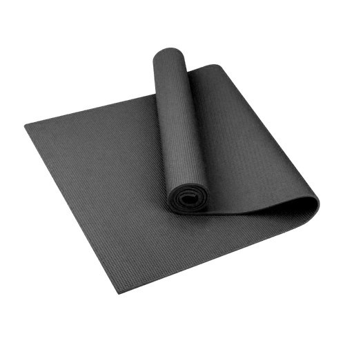 Постелка за йога, 172x61x0.6 см, Черна