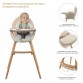 Kinderkraft FINI 2 столче за хранене BEIGE